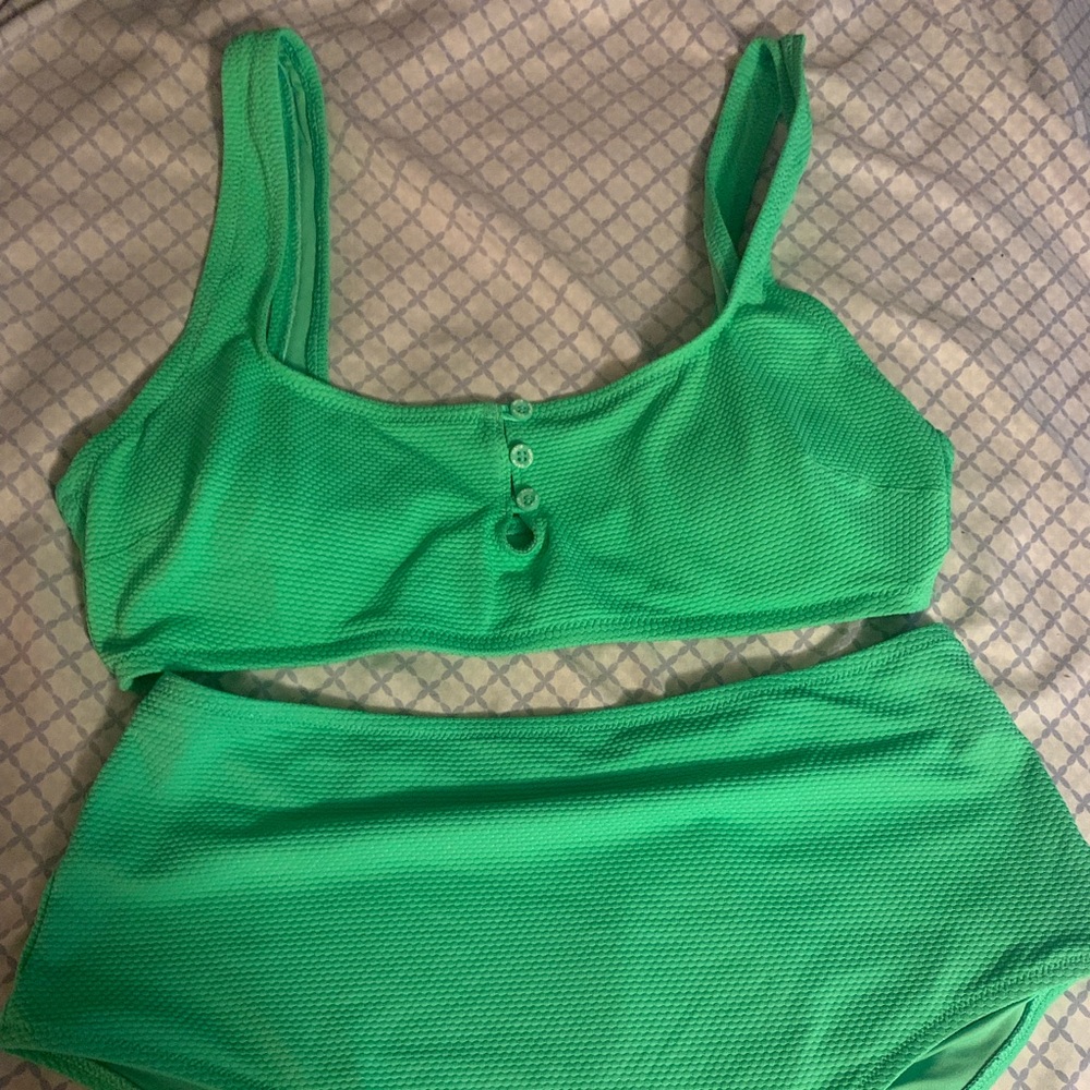 Large Aerie High Waisted Bikini Set